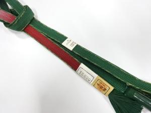 未使用品　正絹　撚り房　手組帯締め